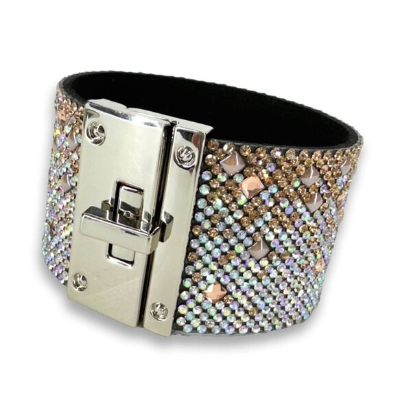 Royal Garden Party Cuff Champagne Ombre Bracelet - Jacqueline Kent - Picture 1 of 1